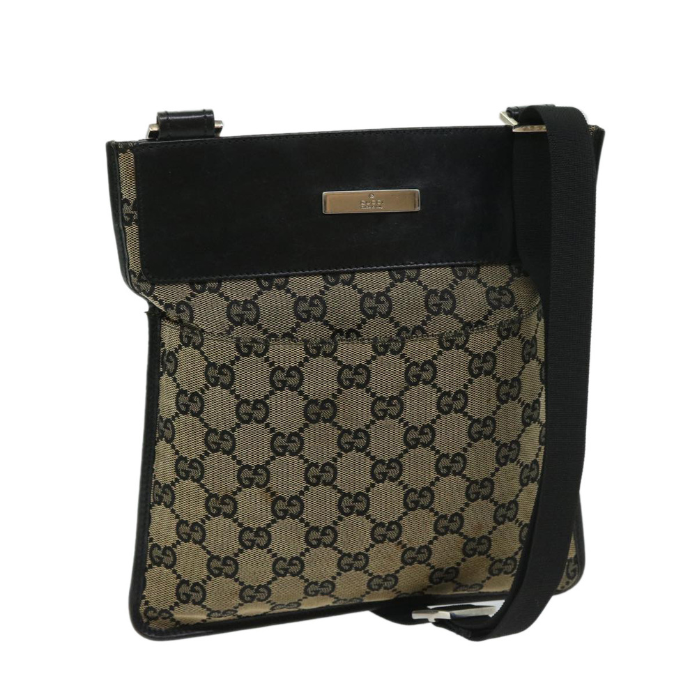 GUCCI GG Canvas Shoulder Bag Beige 019 0348 Auth 69364 - Picture 1 of 16